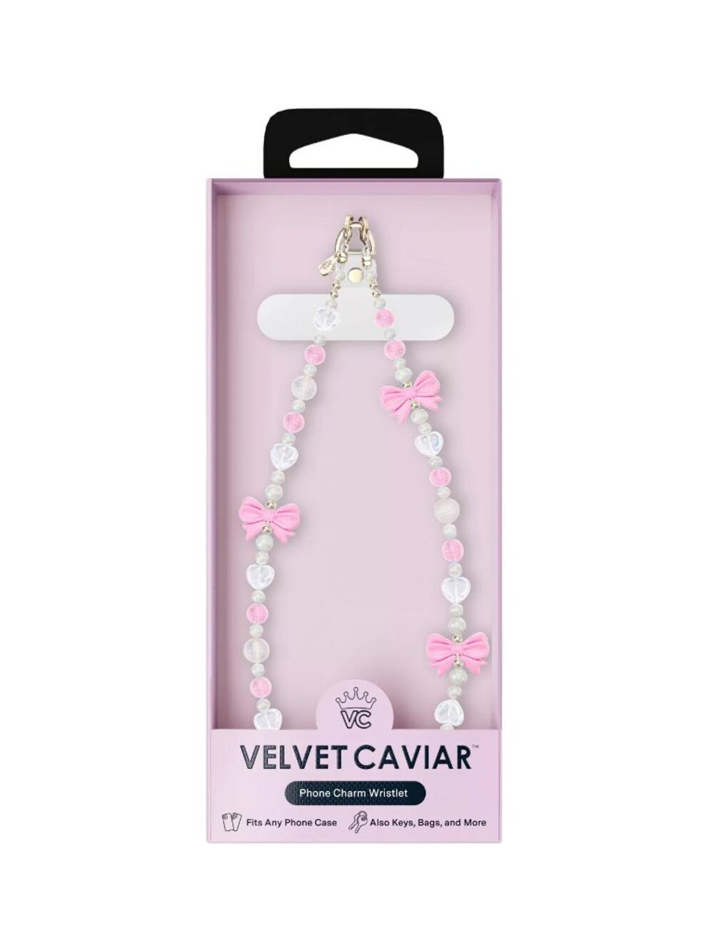 Velvet Caviar Phone Charm Wristlet